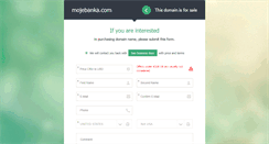 Desktop Screenshot of mojebanka.com