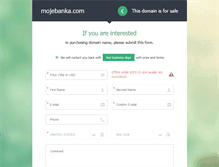 Tablet Screenshot of mojebanka.com